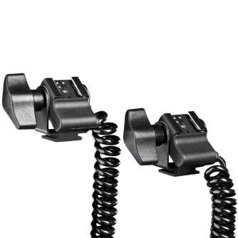 Acessories for flashes - walimex Double Spiral Flash Cable Olympus - quick order from manufacturer