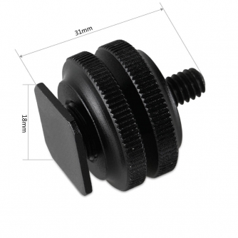 Rigu aksesuāri - SmallRig 1631 Cold Shoe Adpt w/ 3/8 - 1/4 Thread (2 gab.) - быстрый заказ от производителя