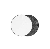 Godox 60cm Bicolor Reflector Disc - White and Black Foldable Photography Reflector for Studio and On-Location ShootingGodox 60cm Bicolor Reflector Disc - White and Black Foldable Photography Reflector for Studio and On-Location Shooting