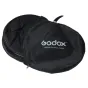 Рефлектор Godox 60 см черно-белый с сумкой на молнии - портативный аксессуар для фотосъемки