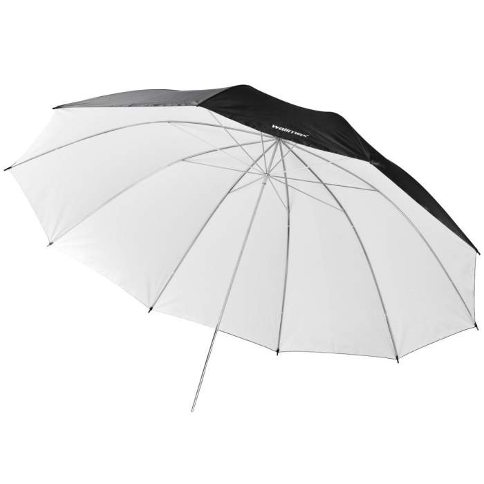 Umbrellas - walimex pro Reflex Umbrella black/white,150cm - quick order from manufacturer