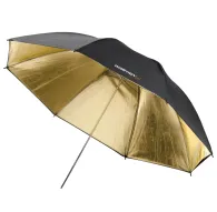 Umbrellas - Walimex Reflex Umbrella black/golden 2 lay., 109cm - quick order from manufacturerUmbrellas - Walimex Reflex Umbrella black/golden 2 lay., 109cm - quick order from manufacturer