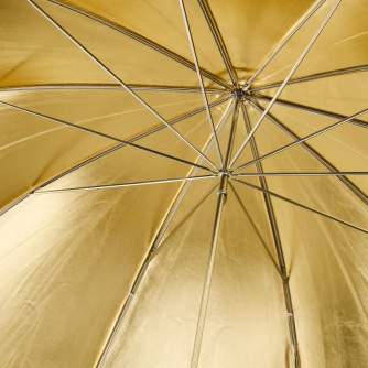 Foto lietussargi - walimex Reflex Umbrella black/golden 2 lay.,150cm 17664 - ātri pasūtīt no ražotāja