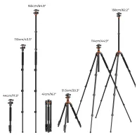 Foto statīvi - K&F Concept K&F K254A1+BH-28L 2-in-1 Quick Release Plate kits KF09.084V4 - быстрый заказ от производителяFoto statīvi - K&F Concept K&F K254A1+BH-28L 2-in-1 Quick Release Plate kits KF09.084V4 - быстрый заказ от производителя