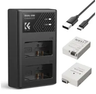 Camera Batteries - K&F Concept LP-E8 Digital Camera Dual Battery with Dual Channel Charger for Canon KF28.0027 - quick order from manufacturerCamera Batteries - K&F Concept LP-E8 Digital Camera Dual Battery with Dual Channel Charger for Canon KF28.0027 - quick order from manufacturer