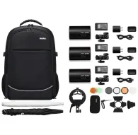 Battery-powered Flash Heads - Godox AD100Pro Triple Kit Pocket Flash with Accessories - quick order from manufacturerBattery-powered Flash Heads - Godox AD100Pro Triple Kit Pocket Flash with Accessories - quick order from manufacturer