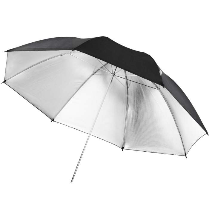 Foto lietussargi - walimex pro Reflex Umbrella black/silver, 84cm 17674 - ātri pasūtīt no ražotāja