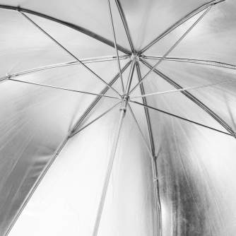 Foto lietussargi - walimex pro Reflex Umbrella black/silver, 109cm - ātri pasūtīt no ražotāja
