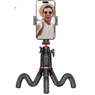 Selfiju statīvs Selfie Stick - Гибкий штатив Tech-Protect Selfie Stick L07S - купить сегодня в магазине и с доставкой