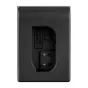 Newell charger adapter plate for DMW-BLK22 batteries, compatible with Panasonic cameras, designed for Newell DC-LCD chargers, allows charging different batteries without additional chargers