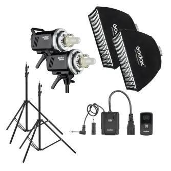 Studio flash kits - Godox MS300 2x double kit - quick order from manufacturer
