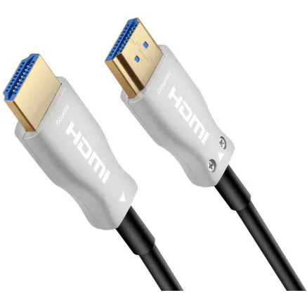 PremiumCord optical fiber High Speed with Ether. 4K60Hz kabel 50m, M/M,gold-plated 