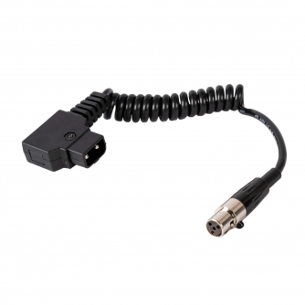 TVLogicD-TaptoMini-XLRPowerCoiledCableforVFMMonitors(Expandsto29)TVL-D-TAP-C-CABLE