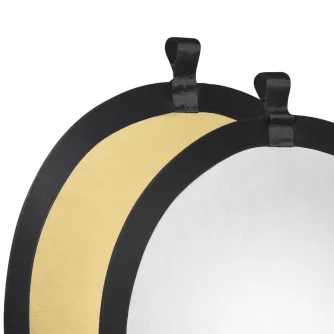 Foldable Reflectors - walimex Foldable Reflector golden/silver, Ш56cm - quick order from manufacturer
