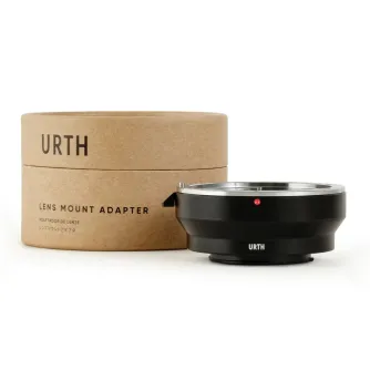 URTH Lentes Montāžas Adapteris Canon EF/EF-S uz Micro Four Thirds - Matēts Melns Adapteris ar Sudraba Gredzenu un Sarkanā Punktu, Ietver Kasti
