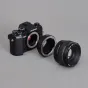 URTH Elektroniskais objektīvu montāžas adapters EOS-M4/3 ULMAE EF M4/3 Canon EF uz Micro Four Thirds kamerām
