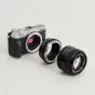 Canon EOS R5 camera body with RF-S 18-150mm and 35mm lenses, showcasing versatile photography capabilities