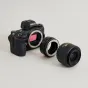 URTH Lēnšu montāžas adapters Nikon F (G-Tipa) objektīviem uz Nikon Z kameru - droša savienojuma, matēta melna apdare