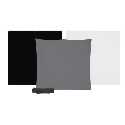 Westcott X-Drop Pro 3-Pack Backdrop Kit (8x8) 815K