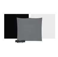 Westcott X-Drop Pro 3-Pack Backdrop Kit (8x8) - Augstas kvalitātes portatīvie foni ar alumīnija statīviem, grumbu neizturīgu audumu un pārvadāšanas somu profesionālai fotogrāfijai un video uzstādījumiem.Westcott X-Drop Pro 3-Pack Backdrop Kit (8x8) - Augstas kvalitātes portatīvie foni ar alumīnija statīviem, grumbu neizturīgu audumu un pārvadāšanas somu profesionālai fotogrāfijai un video uzstādījumiem.
