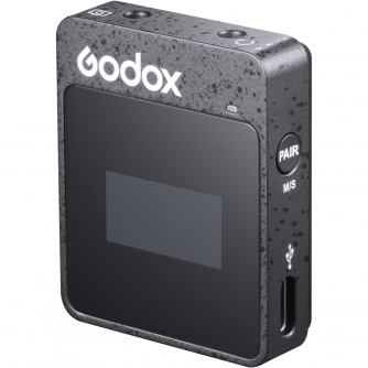 Bezvadu piespraužamie mikrofoni - Godox MoveLink II M1 (melns) bezvadu mikrofoni - ātri pasūtīt no ražotāja