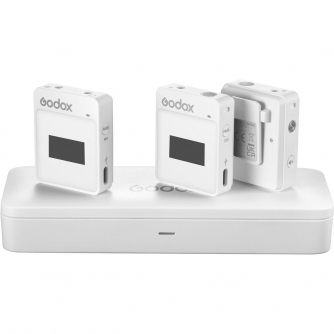 Wireless Lavalier Microphones - Godox MoveLink II M2 (White) - quick order from manufacturer