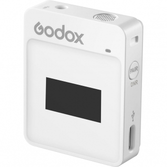 Bezvadu piespraužamie mikrofoni - Godox MoveLink II TX transmitter (белый) Беспроводной микрофон - быстрый заказ от производител
