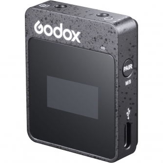 Bezvadu piespraužamie mikrofoni - Godox MoveLink II RX uztvērējs (melns) - ātri pasūtīt no ražotāja