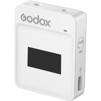 Bezvadu piespraužamie mikrofoni - Godox MoveLink II RX uztvērējs (balts) - ātri pasūtīt no ražotāja
