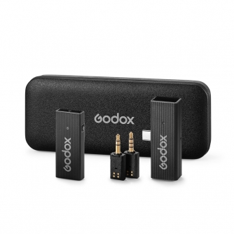 Bezvadu piespraužamie mikrofoni - Godox MoveLink Mini UC komplekts 1 (melns) bezvadu mikrofoni - ātri pasūtīt no ražotāja