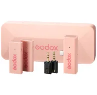 Bezvadu piespraužamie mikrofoni - Godox MoveLink Mini UC Set of 2 (Pink) Беспроводные микрофоны - быстрый заказ от производителBezvadu piespraužamie mikrofoni - Godox MoveLink Mini UC Set of 2 (Pink) Беспроводные микрофоны - быстрый заказ от производител