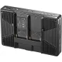 Монитор Godox GM7S 7 4K HDMI Ultra Bright On-Camera с двумя слотами для батарей, вентиляционными решетками и маркированными портами, включая HDMI, USB-C и входы питания.