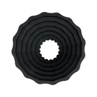 JJC LH ARLII Silicone Lens Hood for smartphones, fits 73-88mm lenses, foldable design with corrugated inner edge