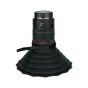 JJC LH ARLII Silicone Lens Hood for smartphones, 73-88mm lens diameter, foldable design with red ring and adjustable strap