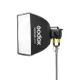 Godox GS33 Softbox 90x90 для KNOWLED MG1200Bi Би-Цветный Светодиодный Светильник - Мягкий и равномерный свет для профессиональной фотографии и видеопроектов