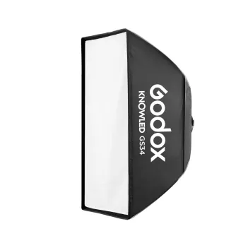 Godox GS34 Softbox 90x120 for KNOWLED MG1200Bi Bi-Color LED Light - Professional photography lighting equipment providing soft, even illumination.