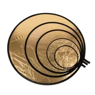 Foldable Reflectors - Caruba Reflectiescherm 2-in-1 Gold & Silver - 45cm CRGS 45 - quick order from manufacturerFoldable Reflectors - Caruba Reflectiescherm 2-in-1 Gold & Silver - 45cm CRGS 45 - quick order from manufacturer