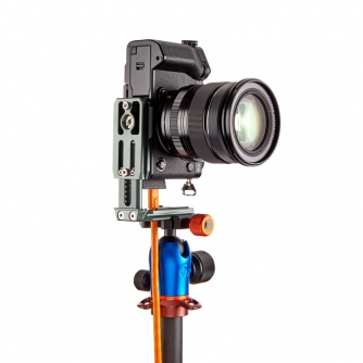 Ietvars kameram CAGE - 3 Legged Thing FREYA-G 86mm Arca L-kronšteins Slate Grey priekš Fujifilm X-T5 - ātri pasūtīt no ražotāja
