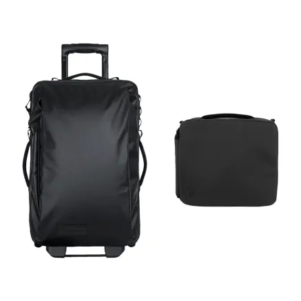 WANDRD Transit Carry-On Roller Black Essential+ Bundle TRR40 BK PEPB 1