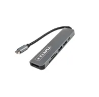 Docks & HUB - Caruba 6-in-1 USB-C Hub D248161 CUSB 8 - quick order from manufacturerDocks & HUB - Caruba 6-in-1 USB-C Hub D248161 CUSB 8 - quick order from manufacturer