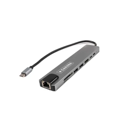 Caruba 8 in 1 USB C Hub met Ethernet CUSB 10