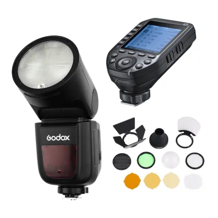 Godox Speedlite V1 Fuji X PRO II Trigger Accessories Kit V1F+X PROll+(AK R1)