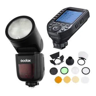 Вспышки на камеру - Godox Speedlite V1 Sony X PRO II Trigger Accessories Kit V1S+X PROll+(AK R1) - быстрый заказ от производителя