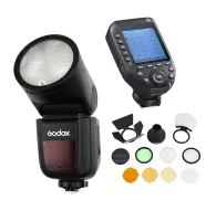 Kameras zibspuldzes - Godox Speedlite V1 Canon X PRO II Trigger Accessories Kit V1C+X PROll+(AK R1) - быстрый заказ от производиKameras zibspuldzes - Godox Speedlite V1 Canon X PRO II Trigger Accessories Kit V1C+X PROll+(AK R1) - быстрый заказ от производи
