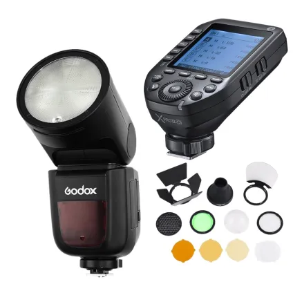 Godox Speedlite V1 Oly/Pan X PRO II Trigger Accessories Kit V1 O/P+X PROll+(AK R1)
