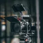 Falcam F22 Quick Release Camera Cage for LUMIX S5II with monitor, microphone, and tripod setup