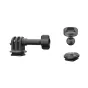 PGYTECH CapLock Action Camera Ball Head Quick Release Set - 3-prong adapteris ar bumbu galvu un QR plati tripoda montēšanai