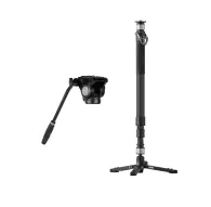 Photo Tripods - YC Onion PINETA Carbon Fiber Monopod with fluid head MQC145 FH60 - quick order from manufacturerPhoto Tripods - YC Onion PINETA Carbon Fiber Monopod with fluid head MQC145 FH60 - quick order from manufacturer