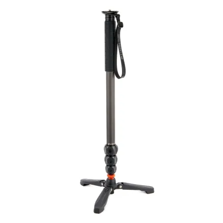 3 Legged Thing Legends Lance Carbon Fibre Monopod Darkness with Docz foot stabiliser Darkness LANCEKITDARK