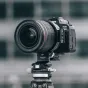 Falcam F22&F38&F50 Horizontal-To-Vertical Quick Release Circular Half Cage for Canon EOS R6, enabling seamless horizontal and vertical shooting with accessory compatibility.